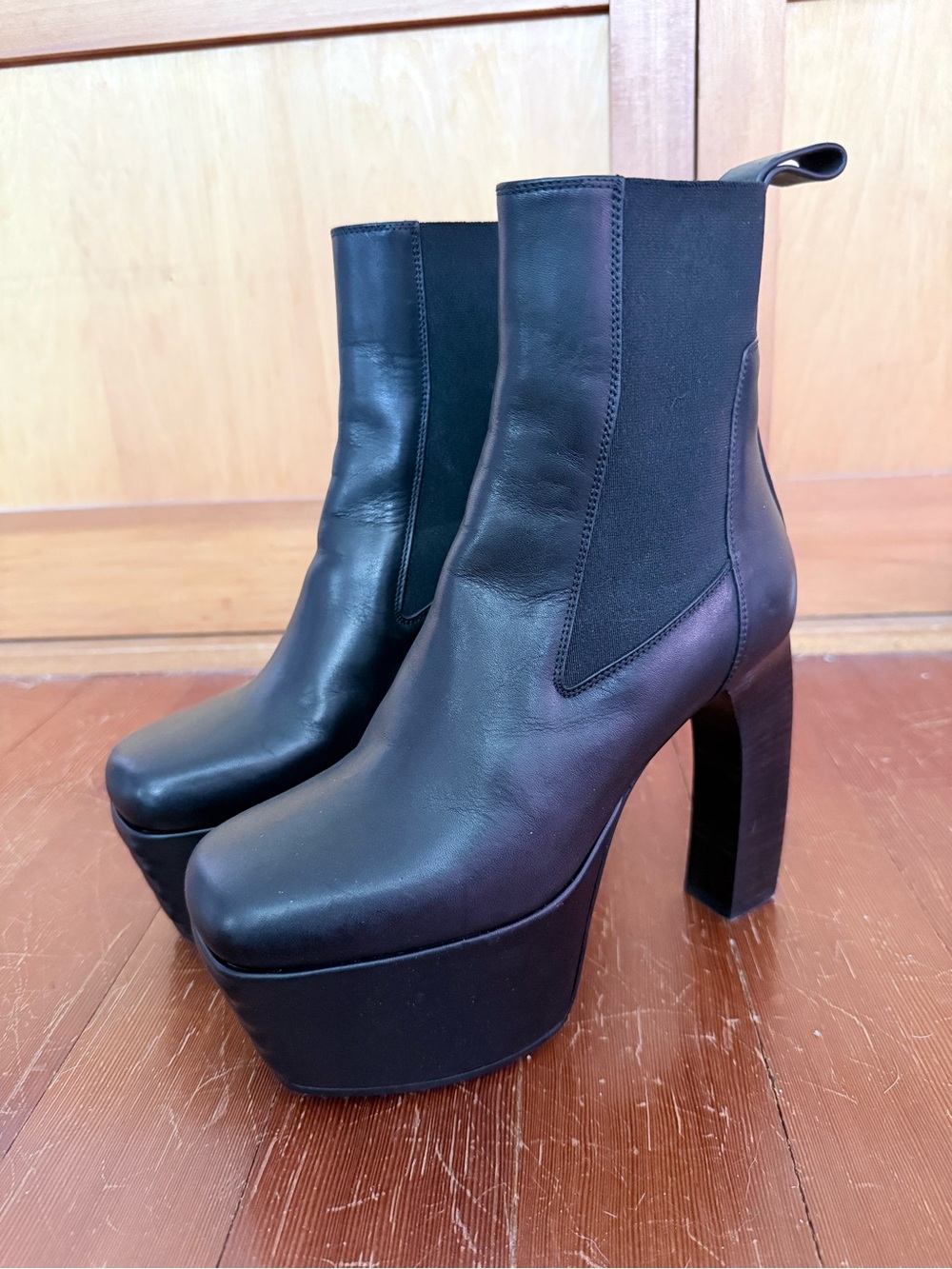 Rick Owens Porterville Beatle Banana Boots